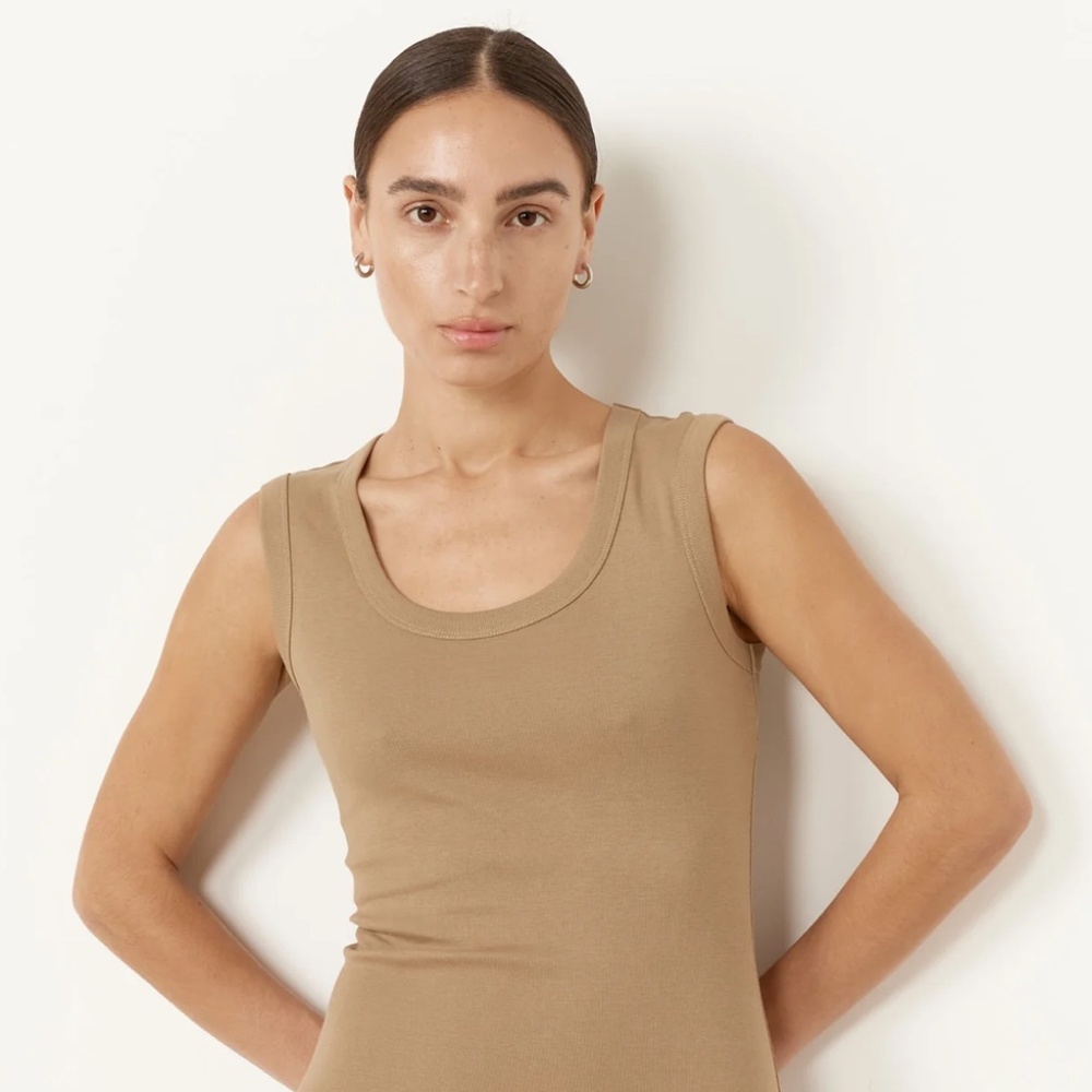 FLORE FLORE Joline Midi Dress dune